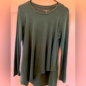 Nursing long sleeve blouse